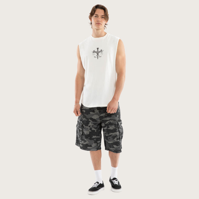 Shackle Dual Curved Muscle Natural White