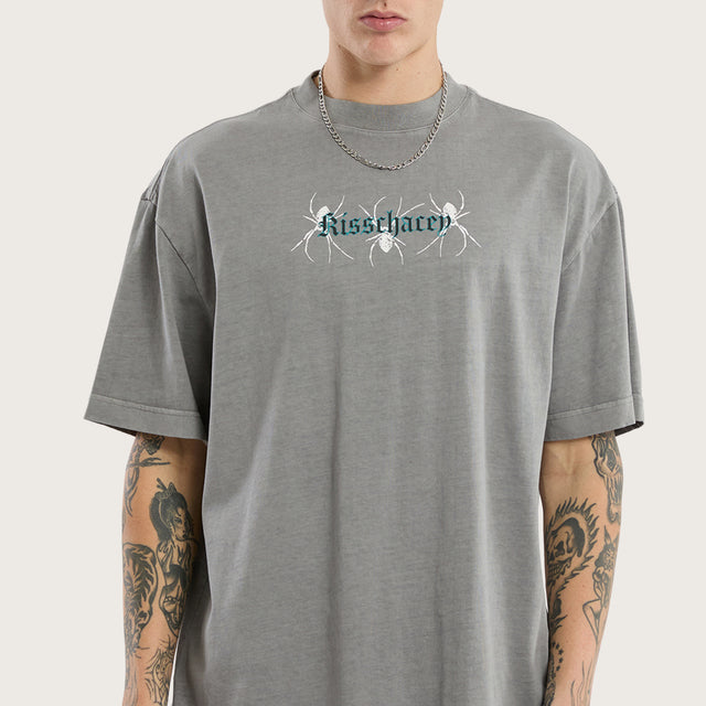 Model wears Creep Street Tee Optical White T-Shirts White – image 4