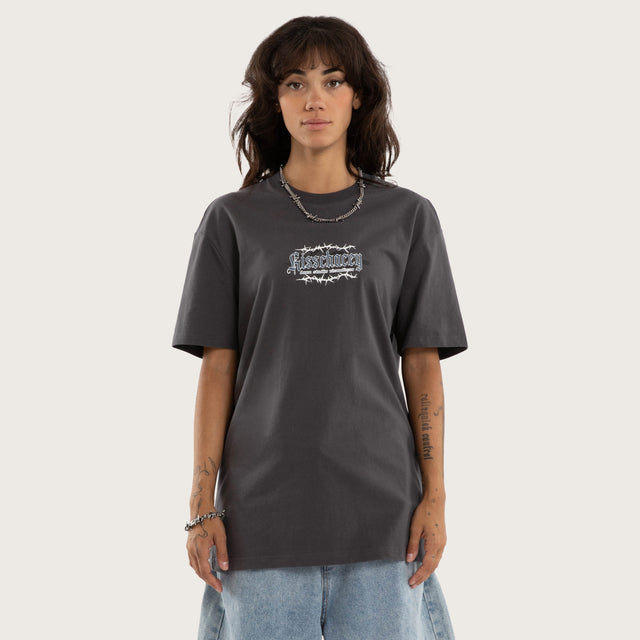 Risen Relaxed Tee Asphalt