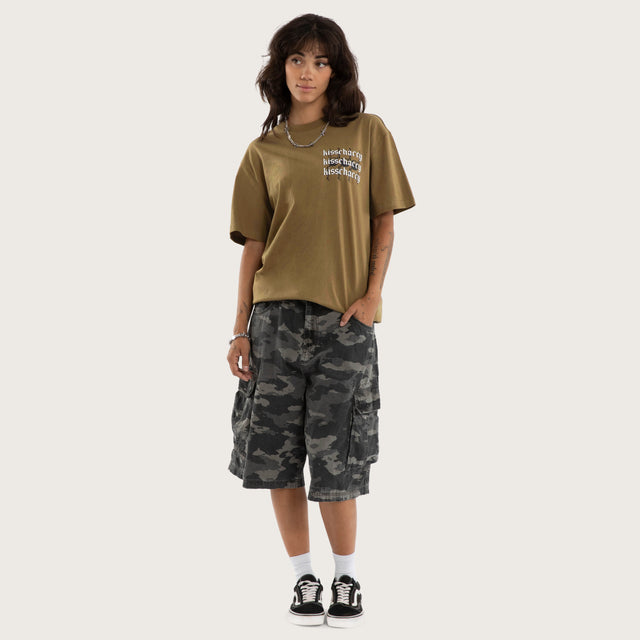 Fierce Relaxed Tee Military