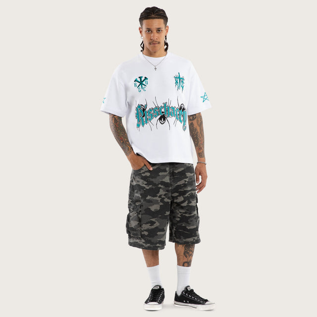 Fragments Loopback Street Tee Optical White