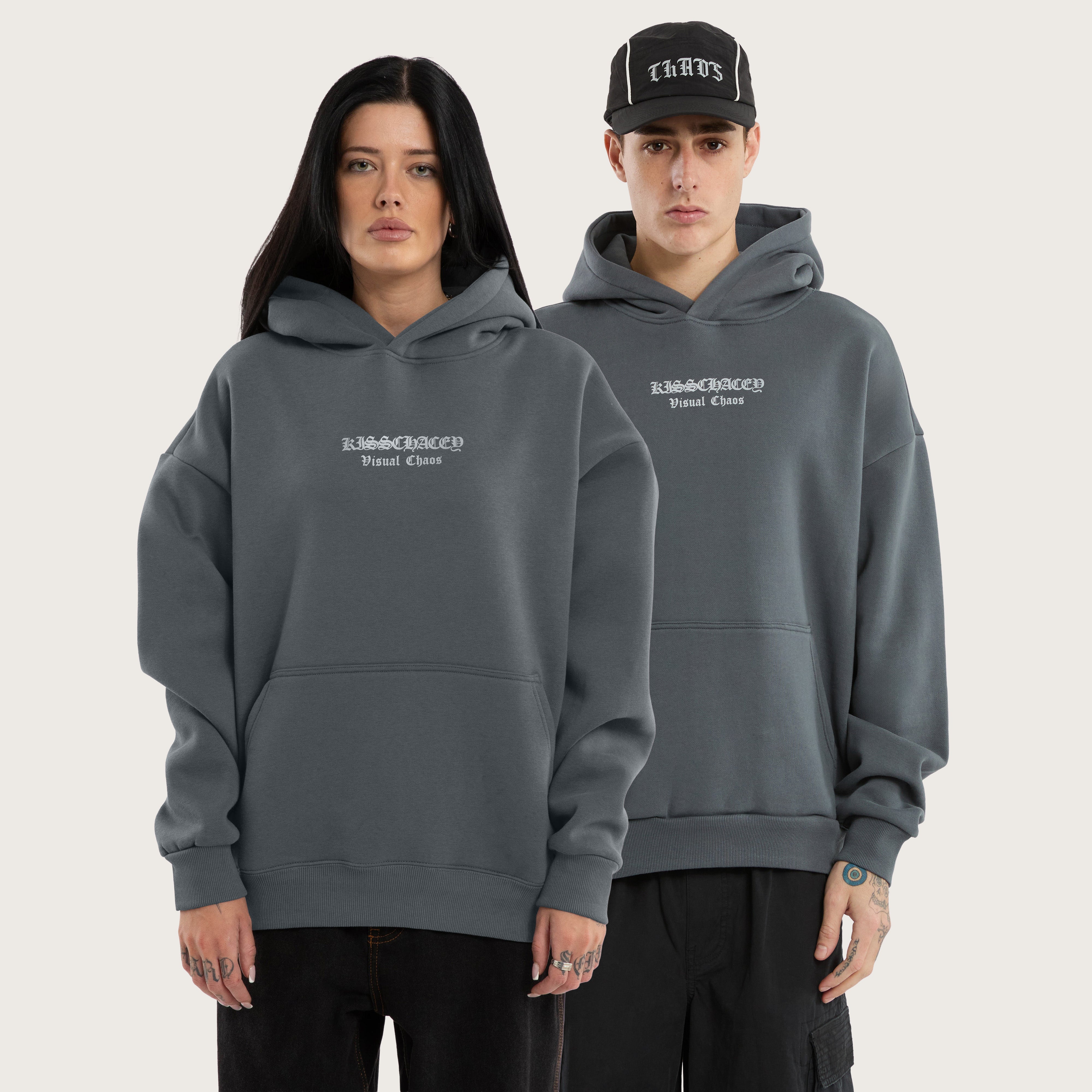 Pulge Oversized Hoodie in Grey | KSCY