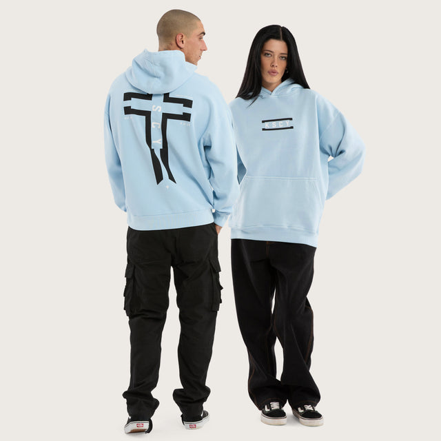 Constitute Oversized Hoodie Pigment Sky Blue