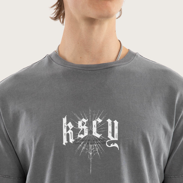 Winged Dual Curved Tee Pigment Smoked Pearl