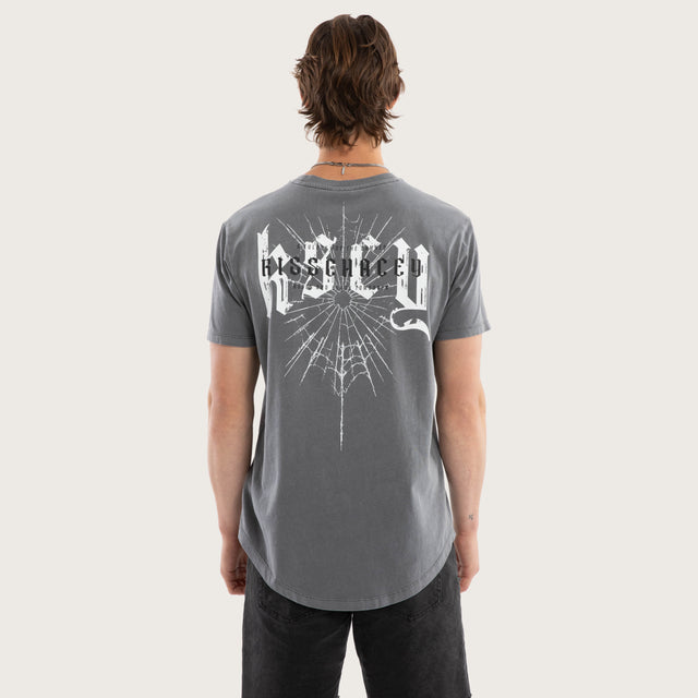 Winged Dual Curved Tee Pigment Smoked Pearl