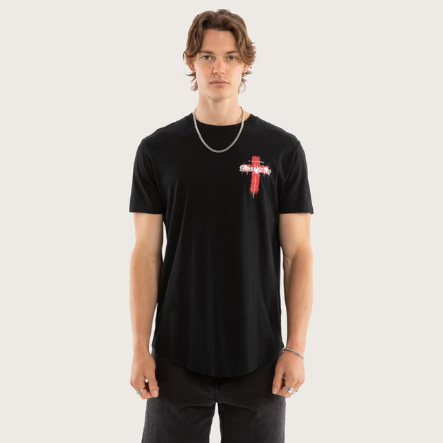 Thunder Dual Curved Tee Jet Black