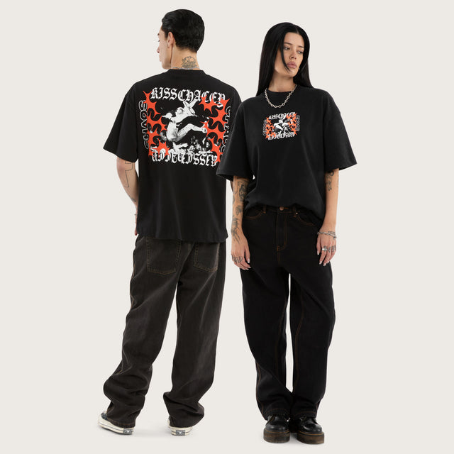 Crowdsurf Street Tee Jet Black