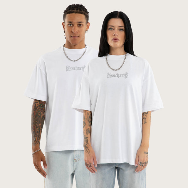 Hellwake Street Tee Optical White