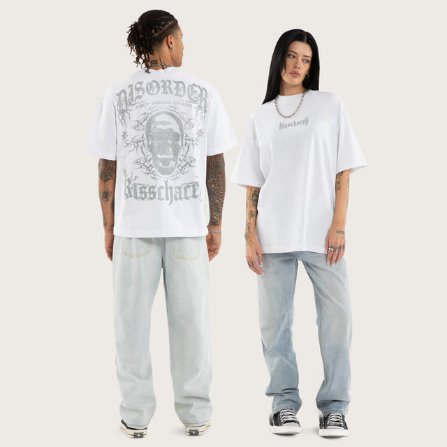 Hellwake Street Tee Optical White
