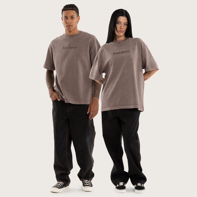 Hexborn Loopback Street Tee Snow Iron