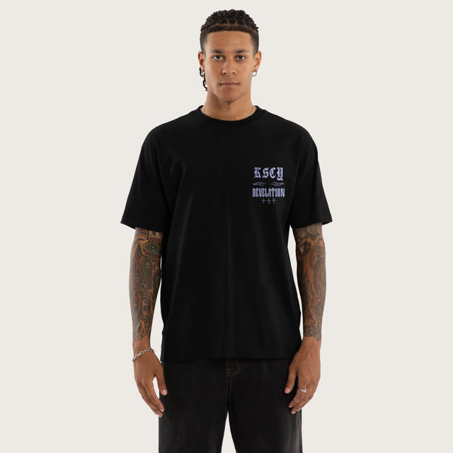 Sync Box Fit Tee Jet Black