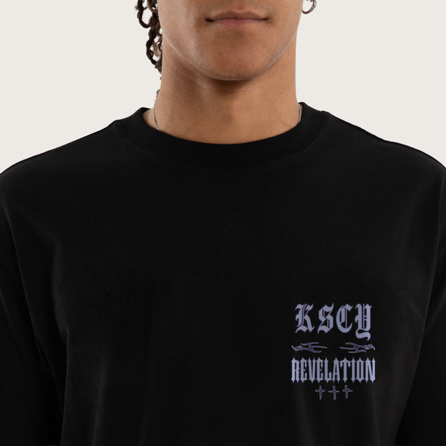 Sync Box Fit Tee Jet Black