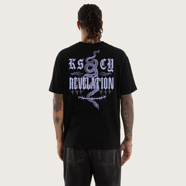 Sync Box Fit Tee Jet Black