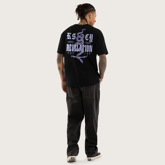 Sync Box Fit Tee Jet Black