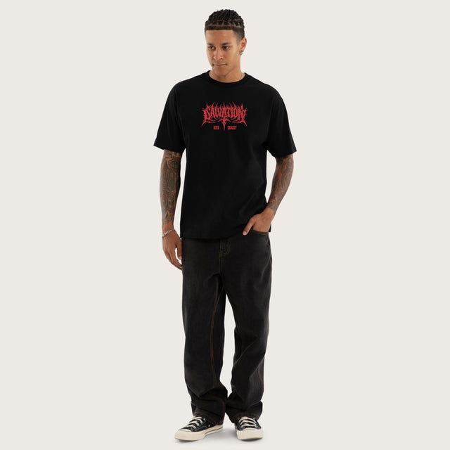 Feel Box Fit Tee Jet Black