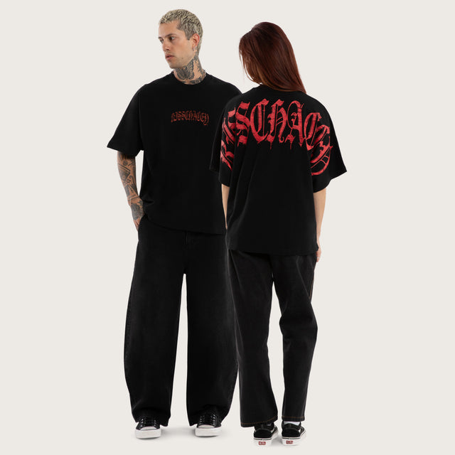 Overdrive Batwing Tee Jet Black