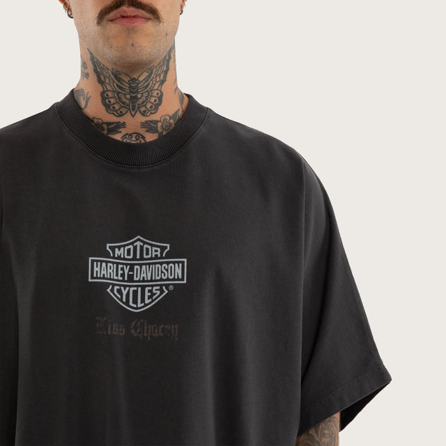 Exhaust Batwing Tee Pigment Black