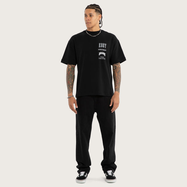 Louder Loopback Street Tee Jet Black