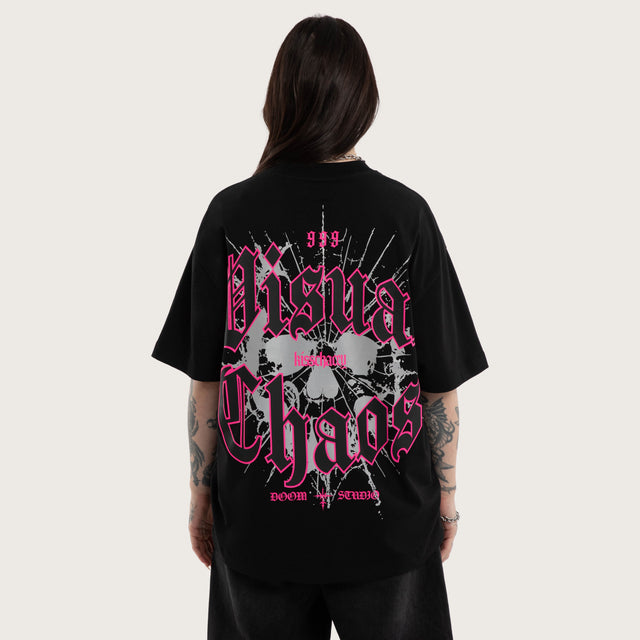 Model wears Choral Street Tee Jet Black T-Shirts Black – image 4