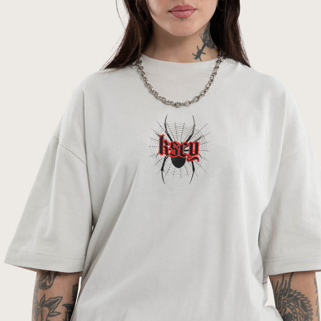 Model wears Monolithic Street Tee Glacier Grey T-Shirts Grey – image 5