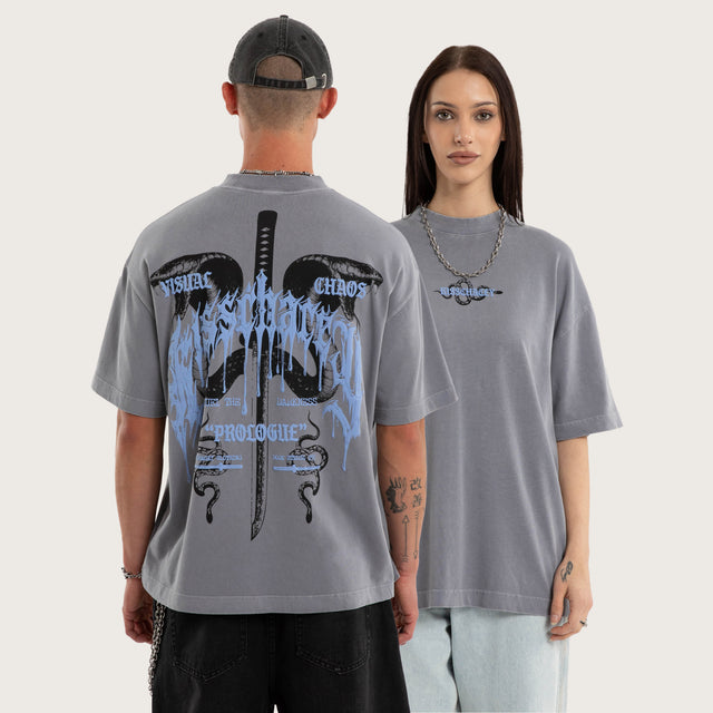 Fuel Street Tee Pigment Sky Rocket