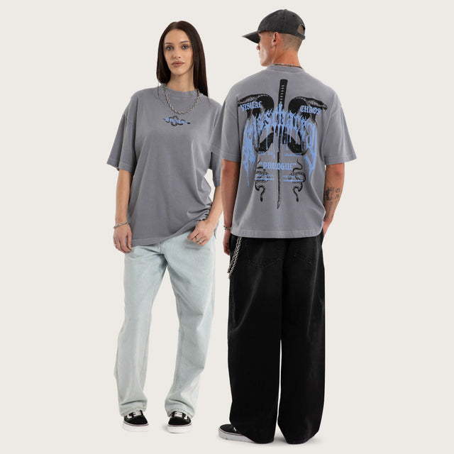 Fuel Street Tee Pigment Sky Rocket