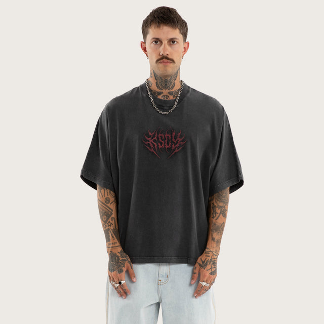 Valhalla Batwing Tee Pigment Black