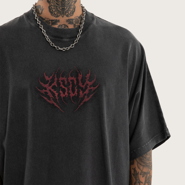 Valhalla Batwing Tee Pigment Black