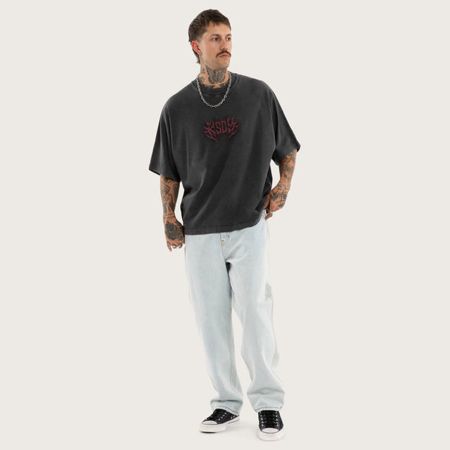 Valhalla Batwing Tee Pigment Black