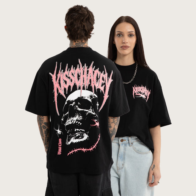 Mortality Street Tee Jet Black