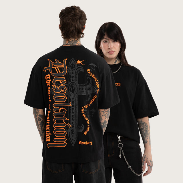Annihilation Street Tee Jet Black