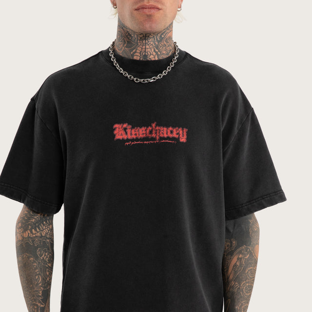 Weathered Street Tee Mineral Black