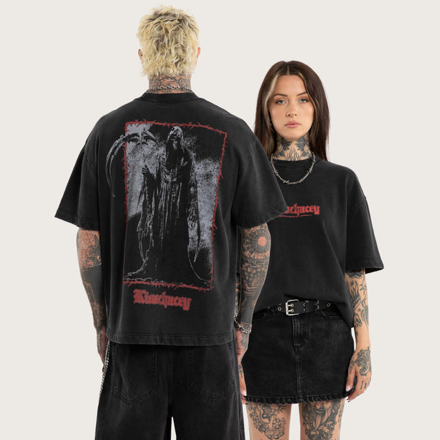 Weathered Street Tee Mineral Black