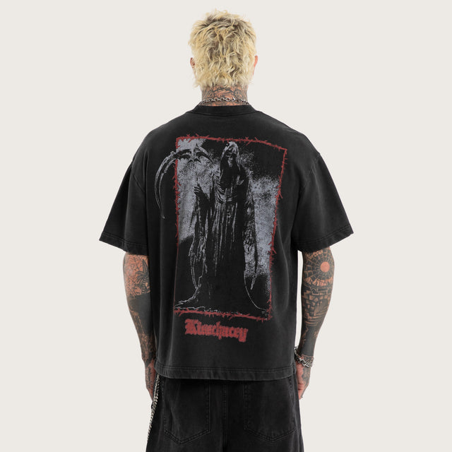 Weathered Street Tee Mineral Black