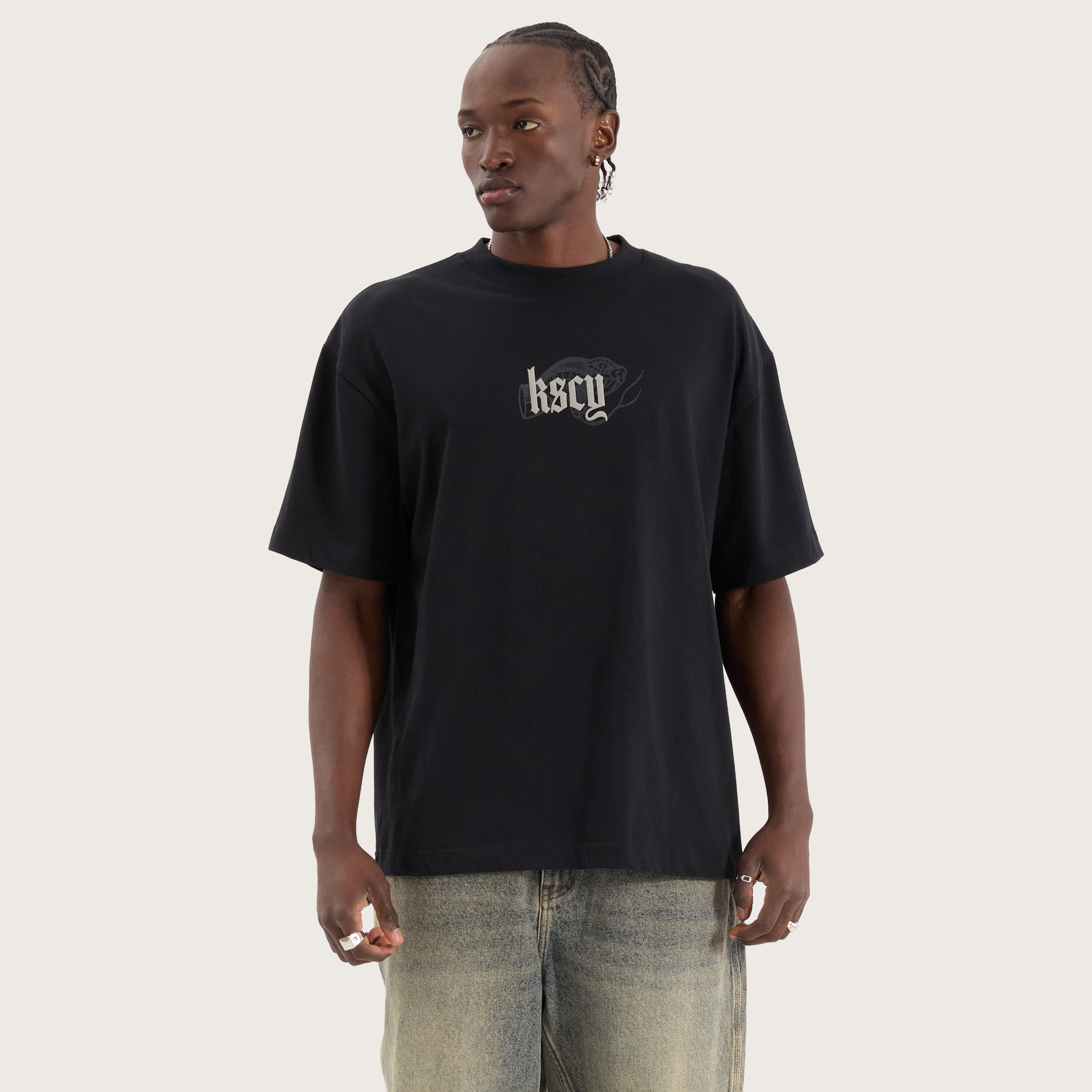 Trust Heavy Weight Street Tee in Black | Kiss Chacey