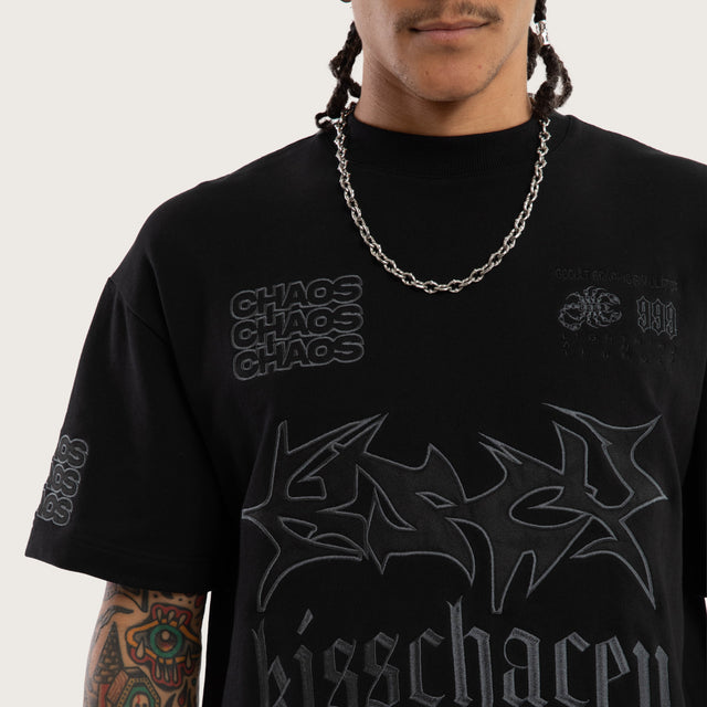 Posse Loopback Street Tee Jet Black