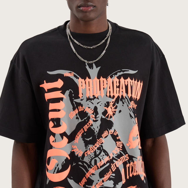 Propagation Street Tee Jet Black