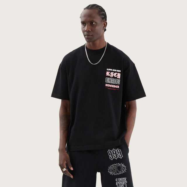 Trap Street Tee Jet Black