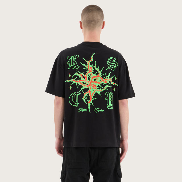 Thorn Street Tee Jet Black