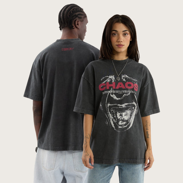 Risk Street Tee Vintage Black