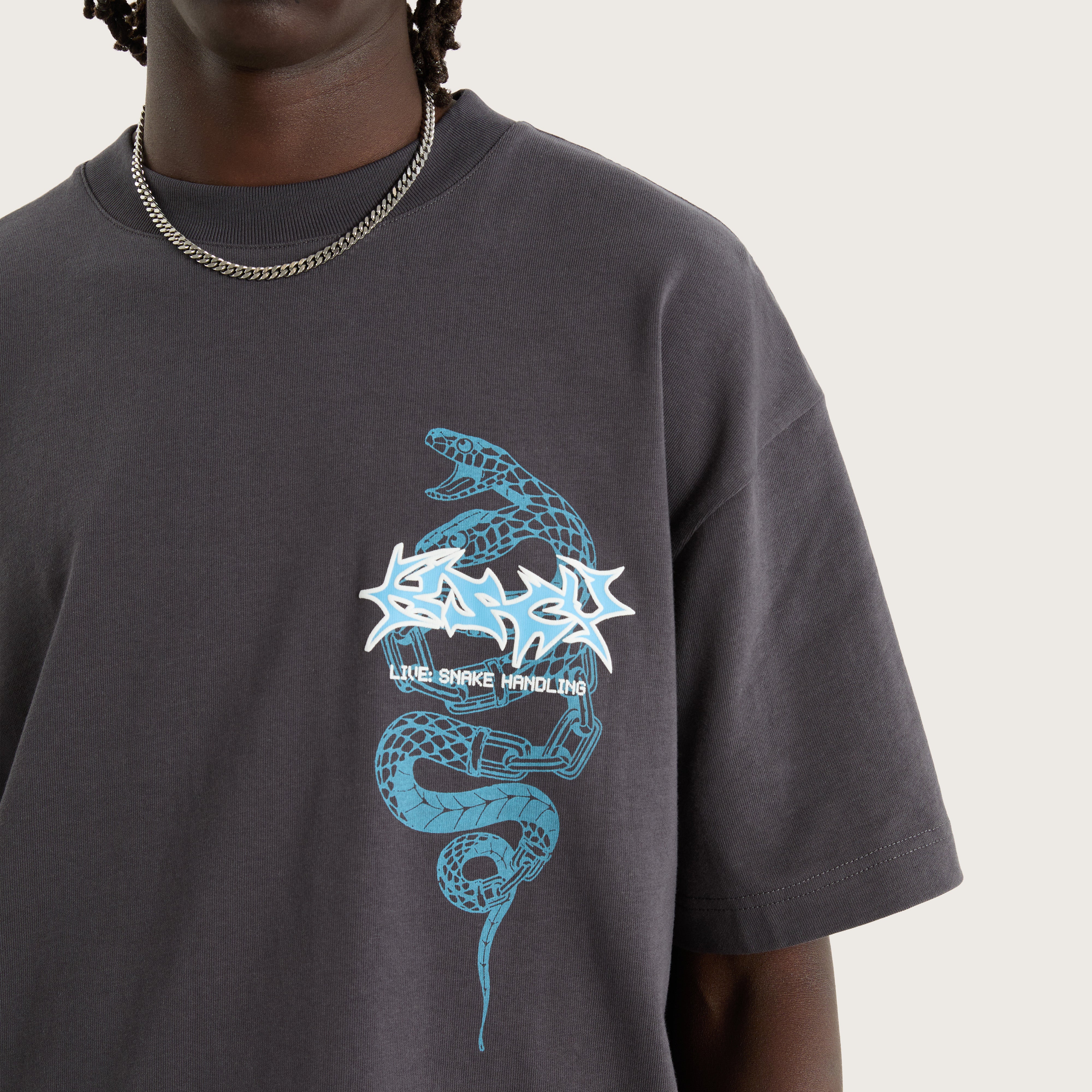 Handler Street Tee in Grey Nine Iron | KSCY