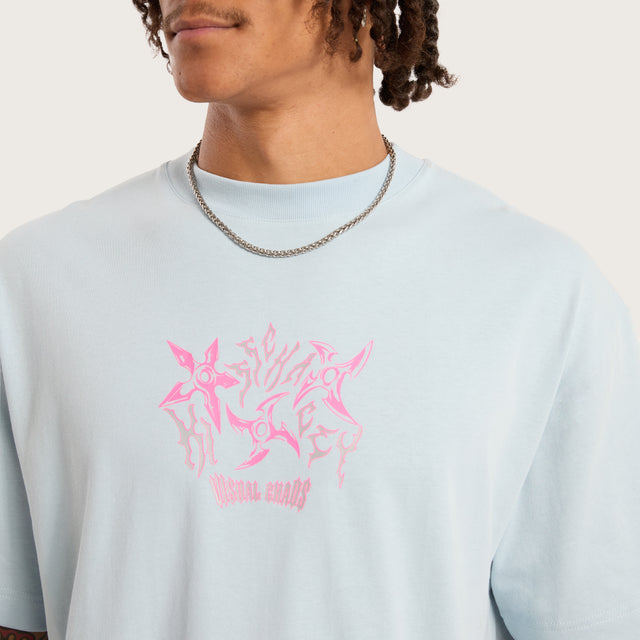 Shuriken Street Tee Baby Blue