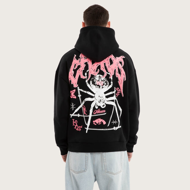 Katana Oversized Hoodie Jet Black