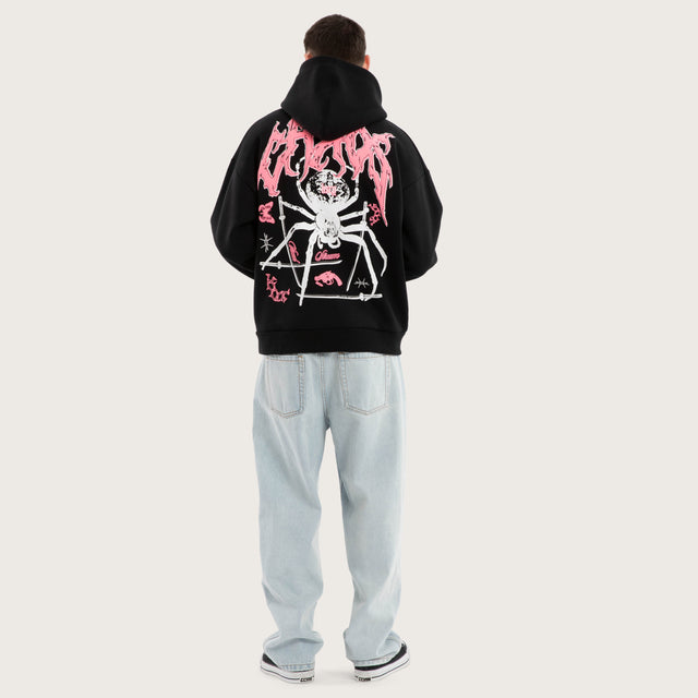 Katana Oversized Hoodie Jet Black