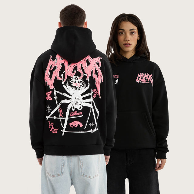 Katana Oversized Hoodie Jet Black