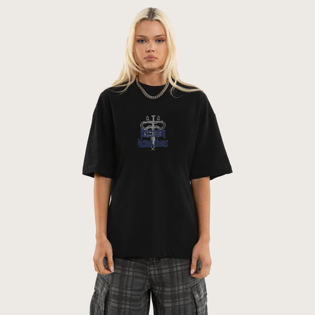 Pray Soul Street Tee Jet Black