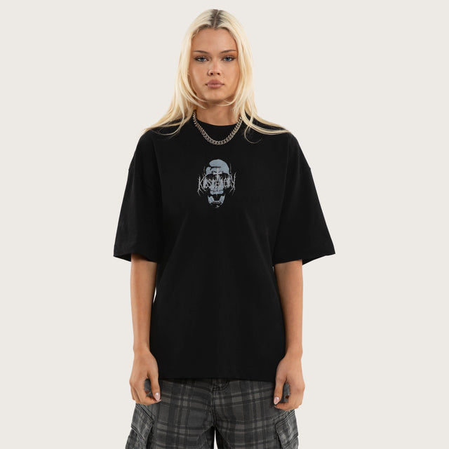 Skullcraft Street Tee Jet Black