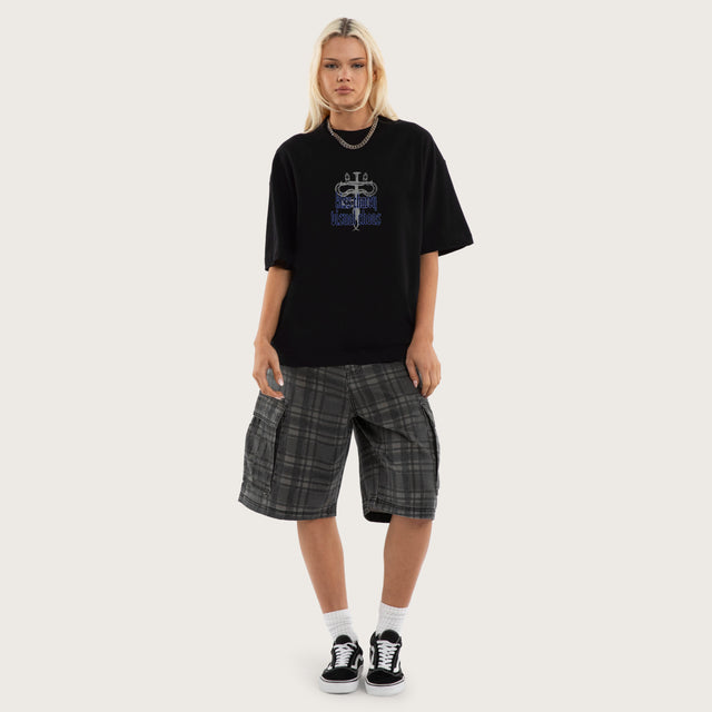 Pray Soul Street Tee Jet Black