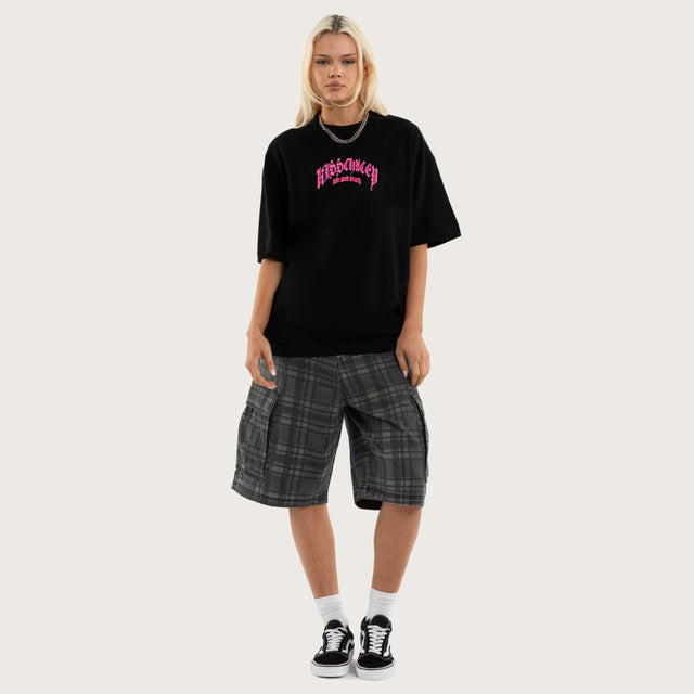 Shield Street Tee Jet Black