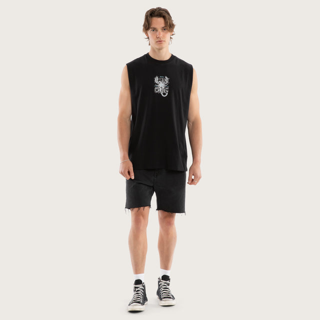 Scorpio Relaxed Muscle Jet Black